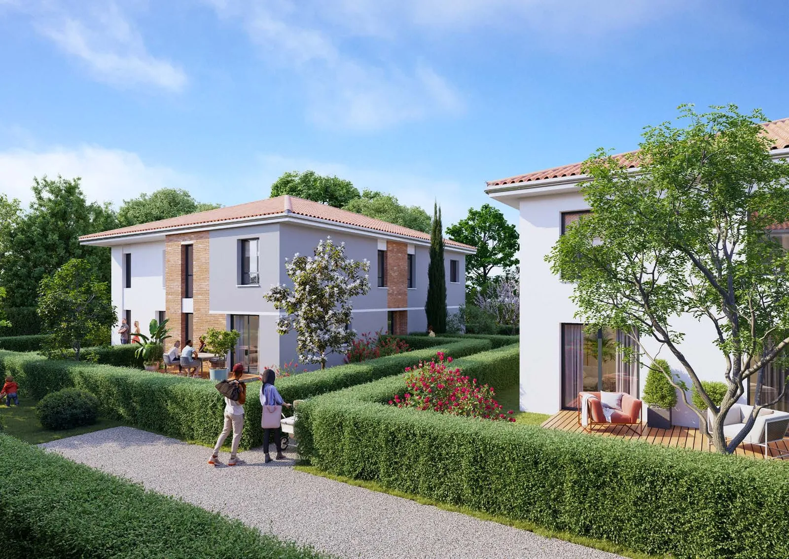 Résidence du Château — perspective du programme