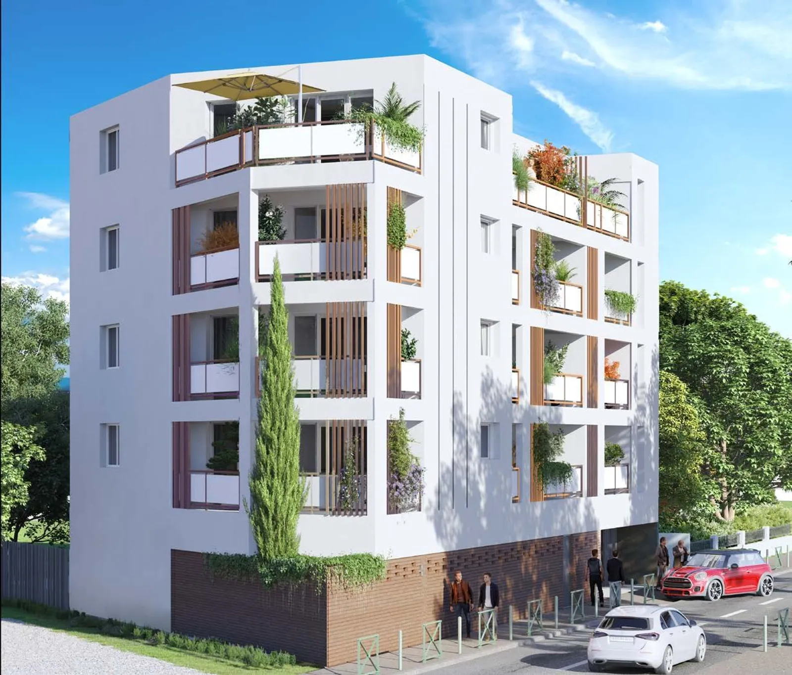 Villa Saint-Cyprien — perspective du programme