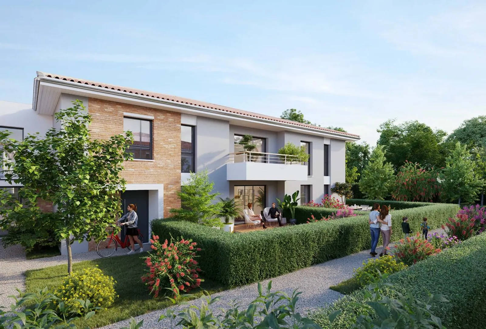 Résidence du Château — perspective du programme