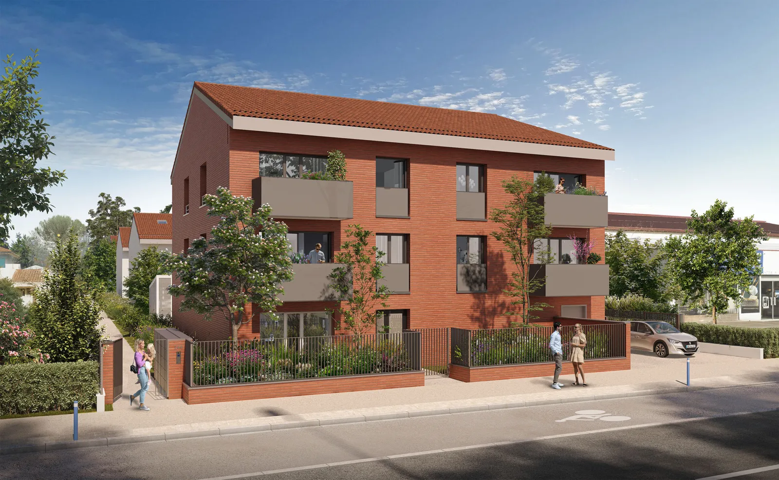 Parc Grenadine — façade sur rue