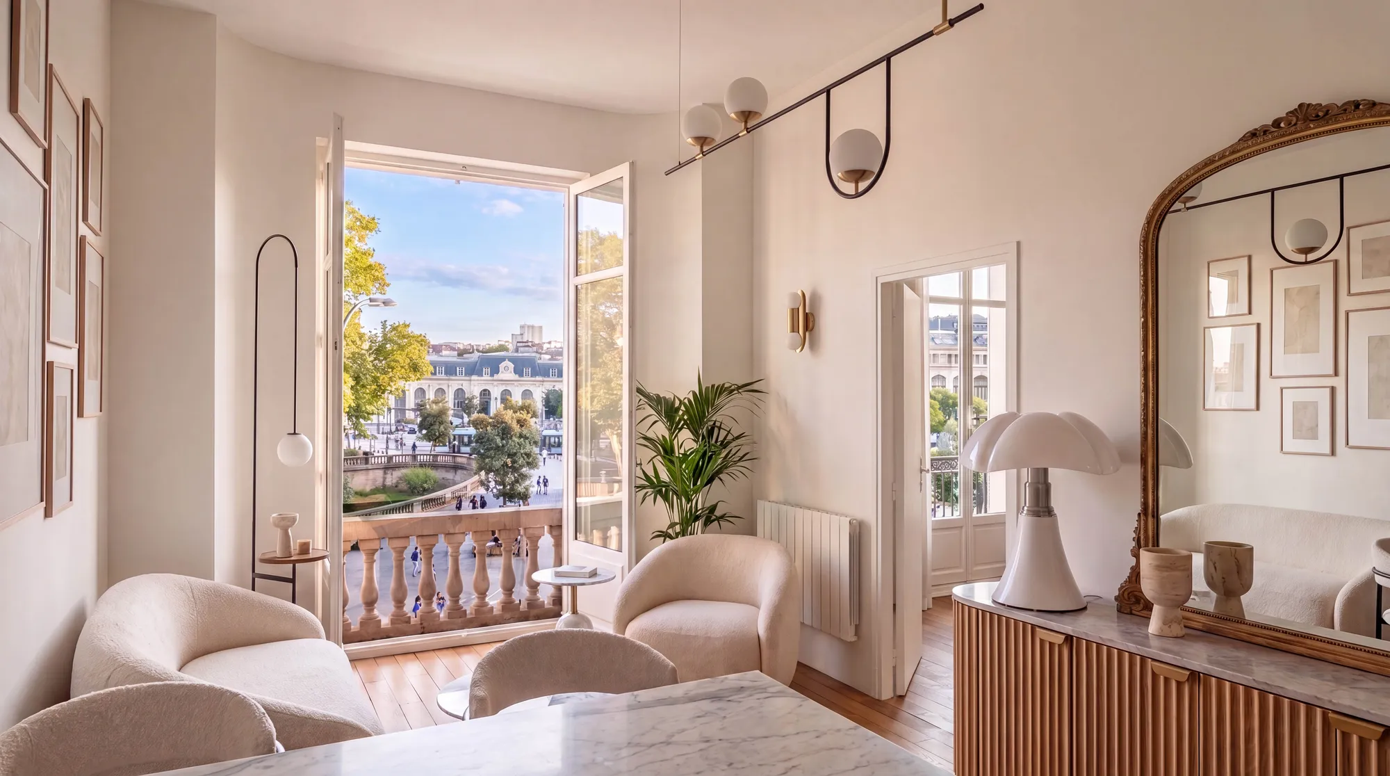 Le Régina, programme immobilier neuf à Toulouse : séjour d'un appartement